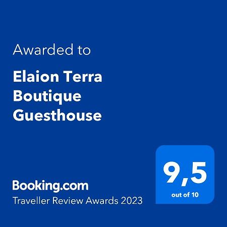 Elaion Terra Boutique Guesthouse Theologos  Exterior photo